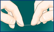 Flossing - step1